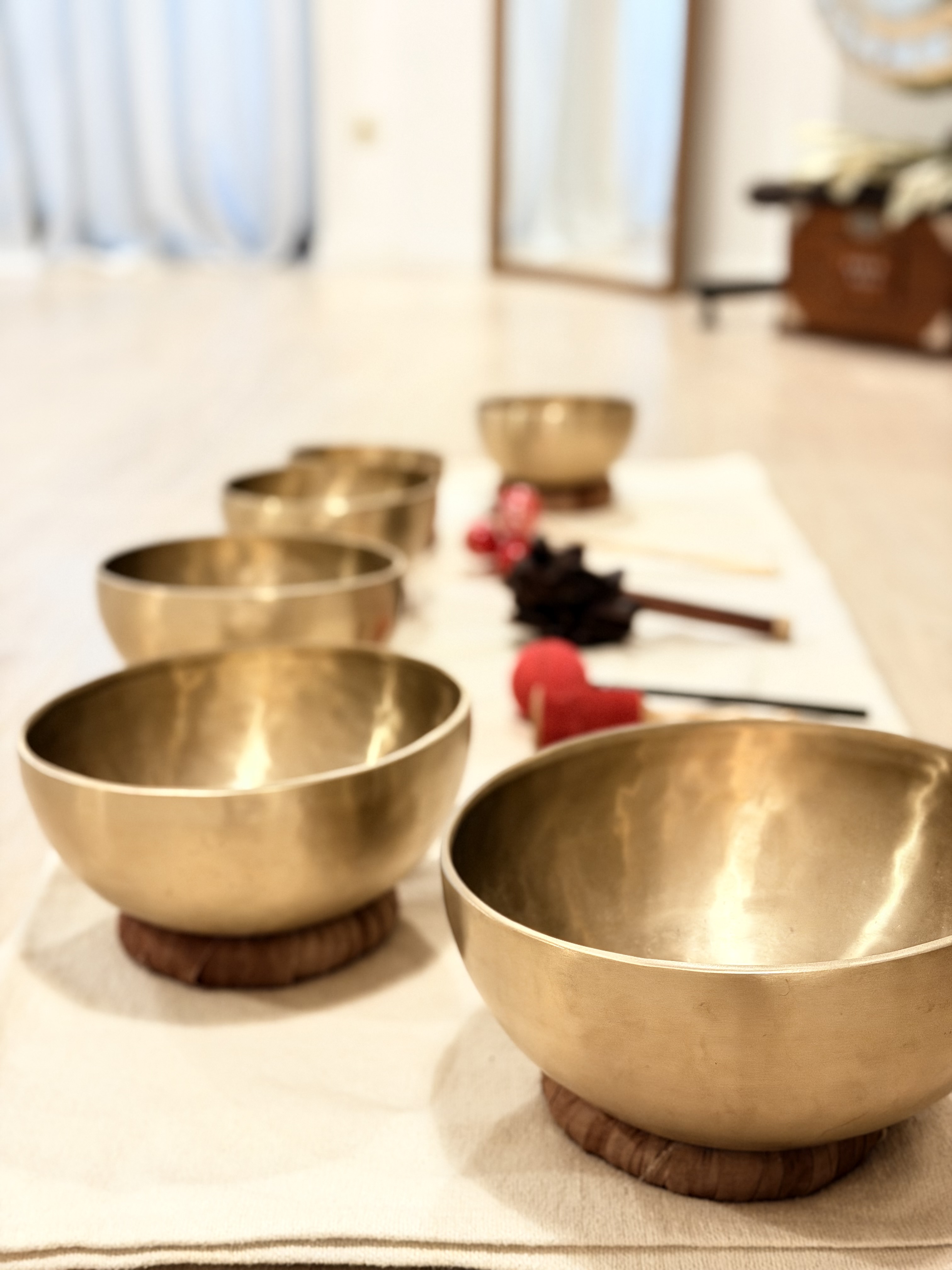 Private sound bath — Himalayan singing bowls